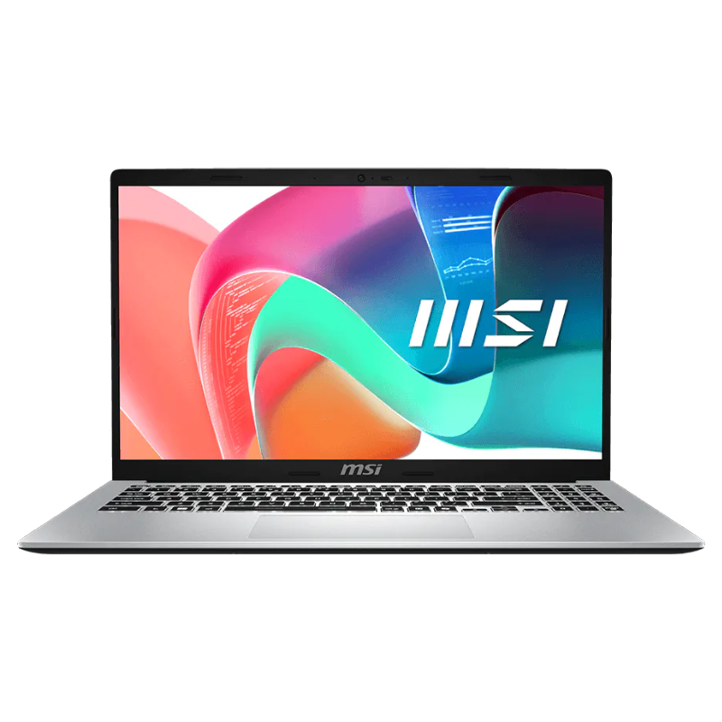 MSI MODERN 15 F1MG, 15.6" FHD, Intel Core 7 150U, 16GB RAM, 512GB SSD, Intel Graphics, English-Arabic Keyboard, Windows 11 Home, 9S7-15S122-860