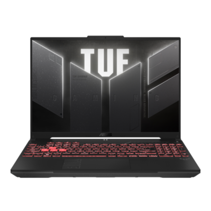 Asus TUF Gaming A16 (2024), 16.0" WUXGA 144Hz Display, AMD Ryzen 7 170, 16GB RAM, 1TB SSD, 6GB NVIDIA RTX 4050 Graphics, English-Arabic Keyboard, Windows 11 Home, FA607NUQ-RL001W