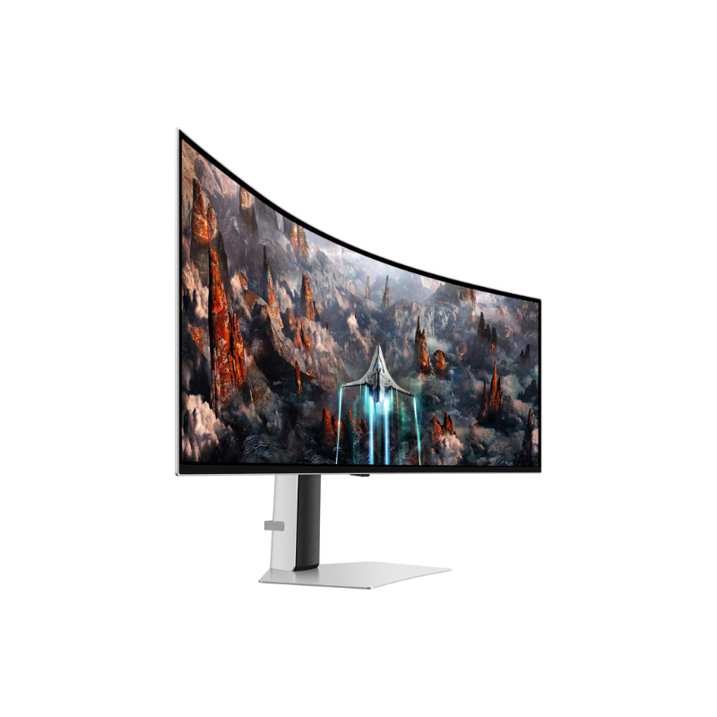 Samsung 49" Odyssey OLED G9 G93SC DQHD(5120 x 1440) Curved Monitor, 0.03MS, 240Hz, HDMI, DP, Height/Tilt, Adjustable, LS49CG934SMXUE