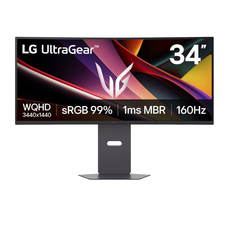 LG 34" UltraGear™ WQHD Curved Gaming Monitor, 160Hz, AMD FreeSync™ Premium, 34G600A-B