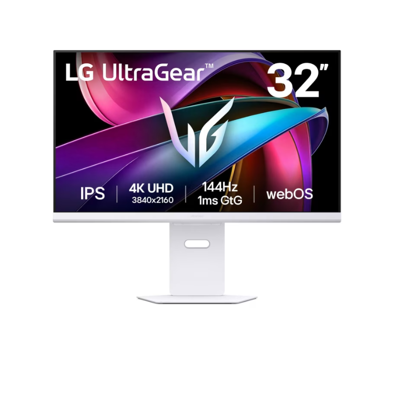 LG 32'' UltraGear™ UHD 4K Gaming Monitor with 144Hz refresh rate and webOS 24, 32G810SA-W