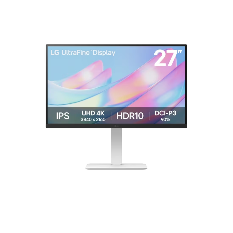 LG 27" 4K UHD UltraFine™ IPS Monitor with HDR10 feature and high brightness, 27US550-W