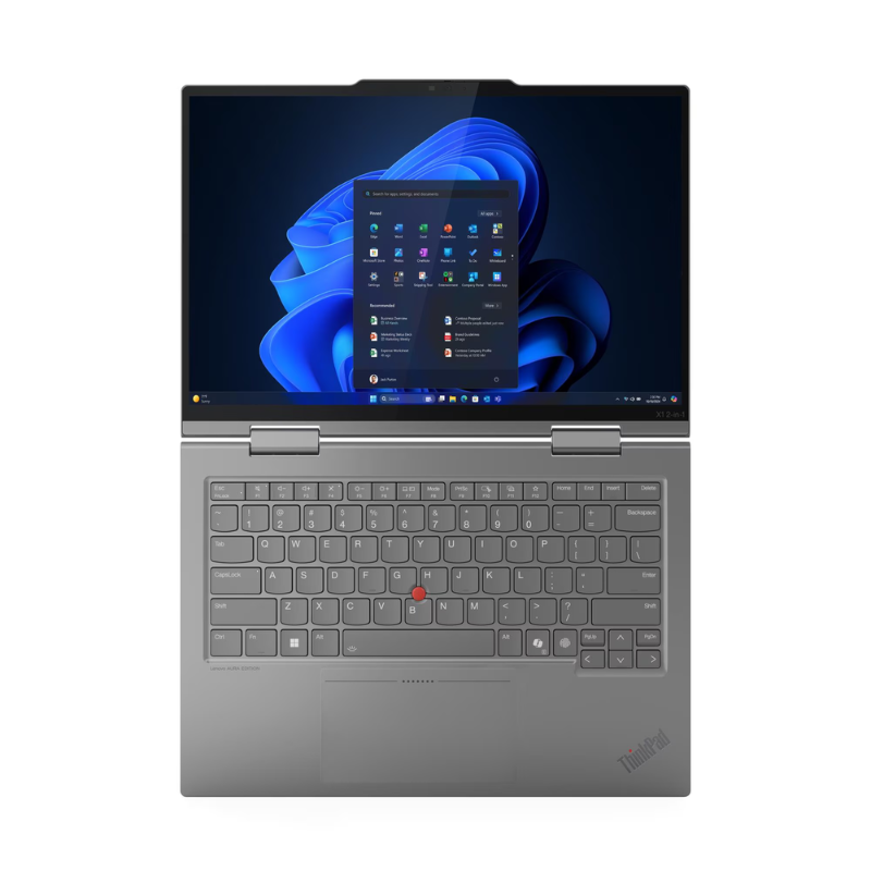 Lenovo Thinkpad X1 2-in1 Gen 10 Aura Edition, 14" WUXGA TOUCH Display, Intel Core Ultra 7 255U, 32GB RAM, 1TB SSD, Intel Arc Graphics, English-Arabic Keyboard, Windows 11 Pro, 21Q00008GR
