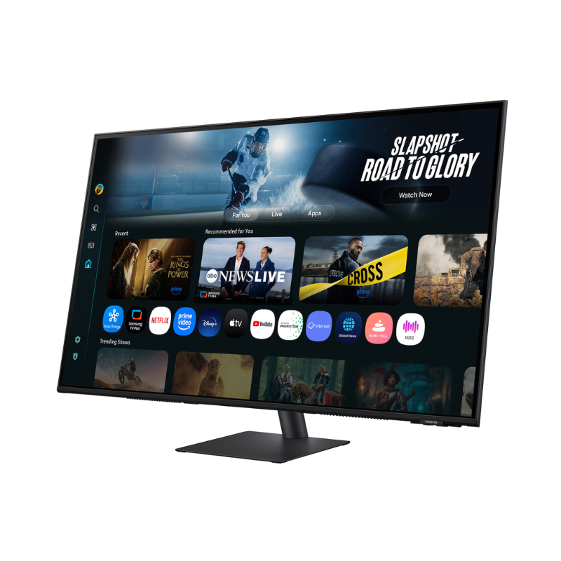 Samsung 43" Smart Monitor M7 M70F 4K 60Hz AI Features, with USB Type C, LS43FM702UMXUE