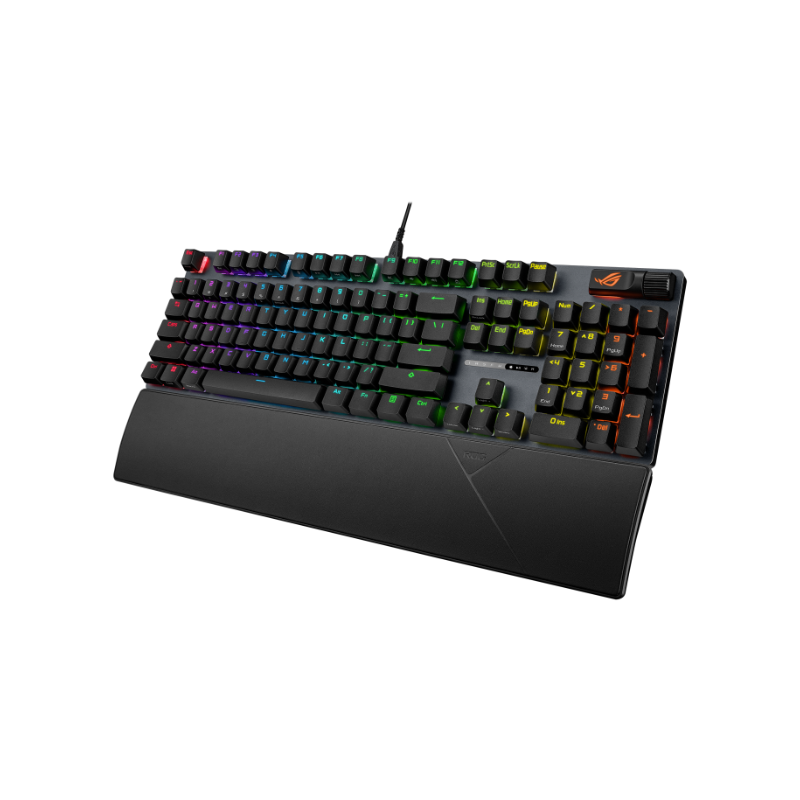 ASUS - ROG Strix Scope II X Full-size Wireless Mechanical RGB Gaming Keyboard with Hot-Swappable ROG NX Snow Switches - 90MP03XF-BKCA00