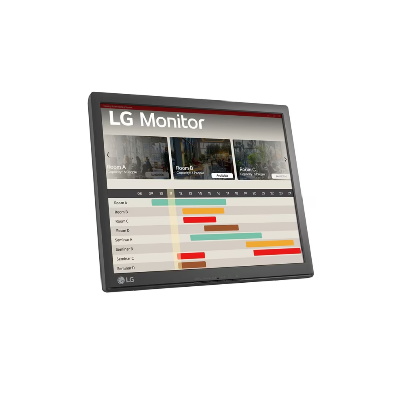 LG 17" SXGA Touch Monitor, Built-in Power, Smart Energy Saving, Tilt Adjustable Stand, 5ms Response Time, 17BR30T-B