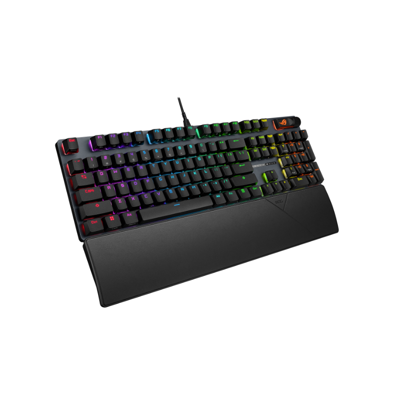 ASUS - ROG Strix Scope II X Full-size Wireless Mechanical RGB Gaming Keyboard with Hot-Swappable ROG NX Snow Switches - 90MP03XF-BKCA00