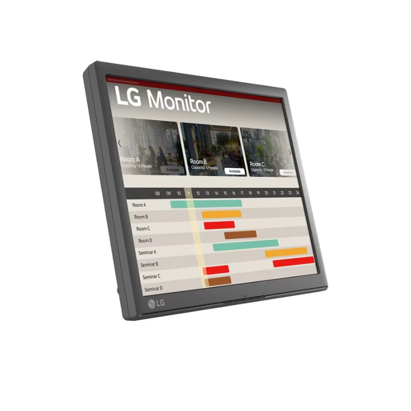 LG 17" SXGA Touch Monitor, Built-in Power, Smart Energy Saving, Tilt Adjustable Stand, 5ms Response Time, 17BR30T-B