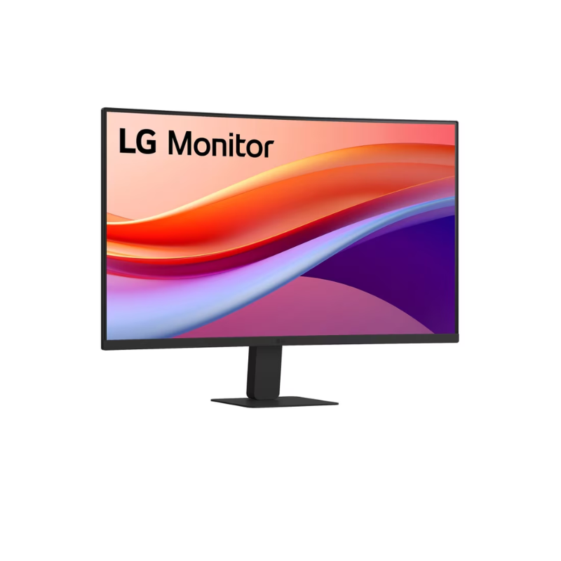 LG 27" FHD curved monitor with 100Hz refresh rate and USB-C port, 27U421A-B