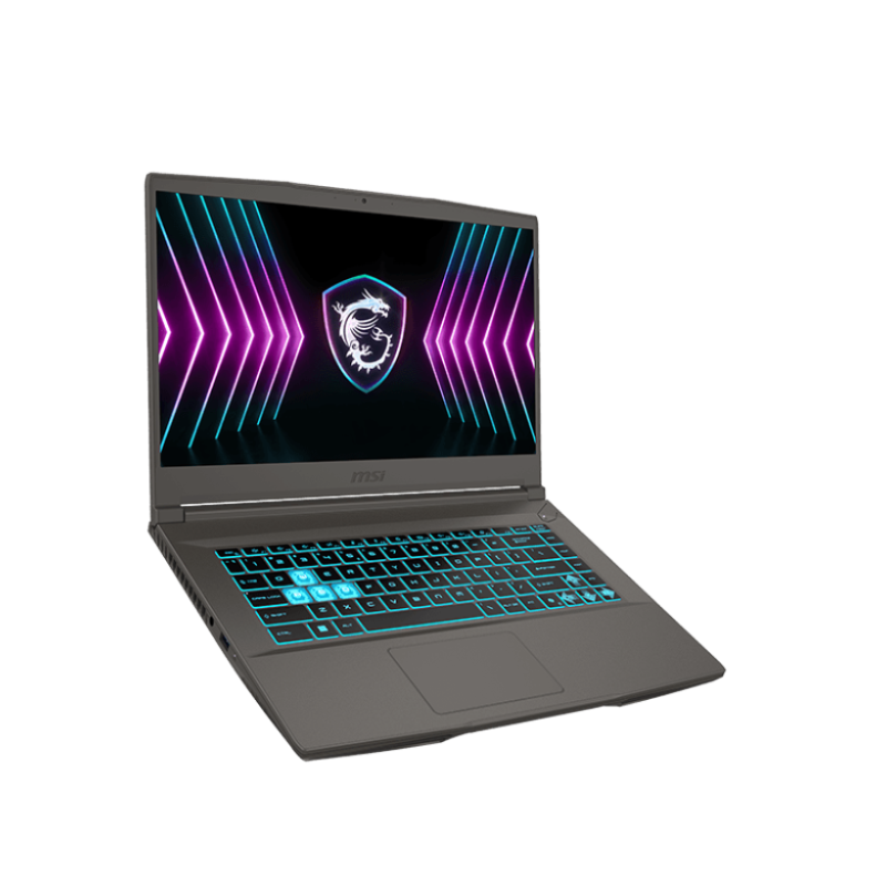MSI Thin 15 B2RVE, 15.6"FHD IPS Display, Intel Core 7 240H, 16GB RAM, 512GB SSD, 6GB NVIDIA RTX4050 Graphics, English-Arabic Keyboard, Windows 11 Home, 9S7-16R831-3097