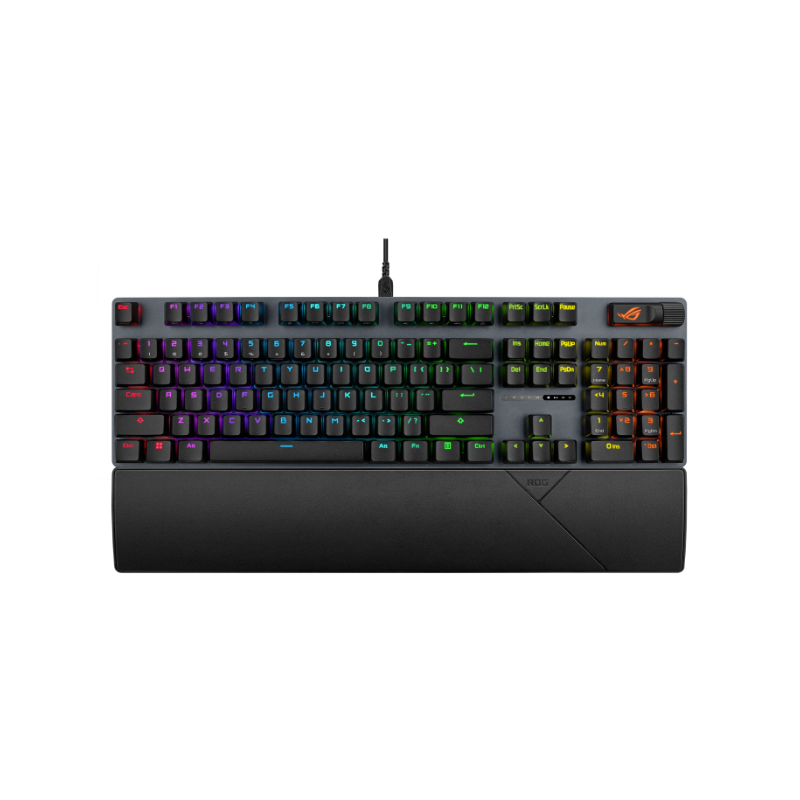 ASUS - ROG Strix Scope II X Full-size Wireless Mechanical RGB Gaming Keyboard with Hot-Swappable ROG NX Snow Switches - 90MP03XF-BKCA00