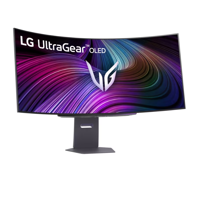 LG 45" OLED 240Hz WQHD Curved Smart Gaming Monitor with 240Hz refresh rate/ 0.03ms (GtG) response time, 45GX90SA-B