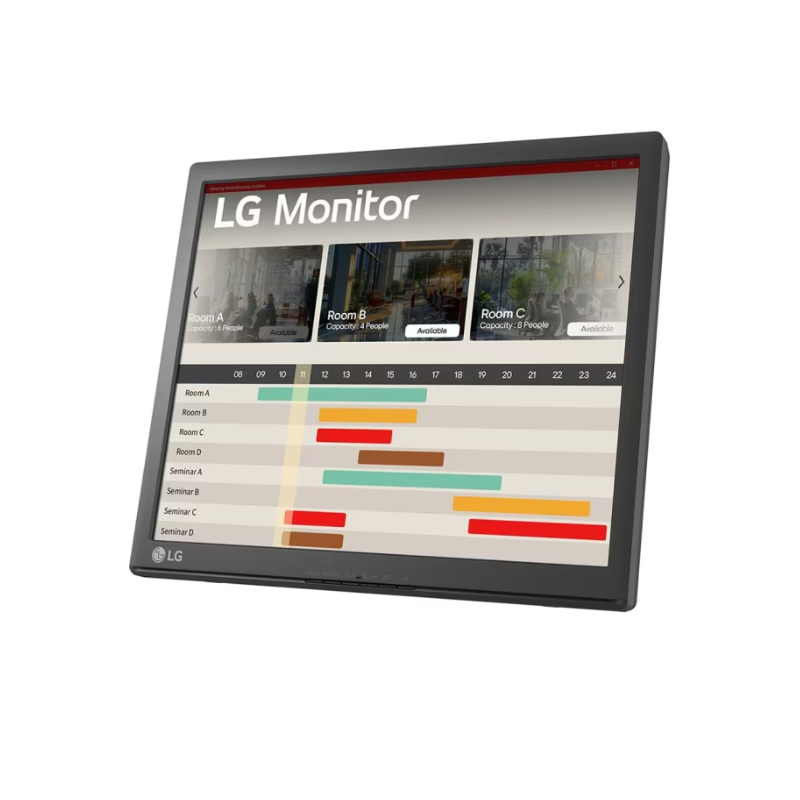 LG 17" SXGA Touch Monitor, Built-in Power, Smart Energy Saving, Tilt Adjustable Stand, 5ms Response Time, 17BR30T-B