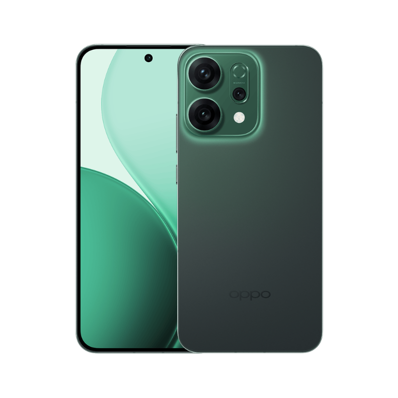 Oppo Reno14 5G, 6.59" FHD+ OLED Display, 50MP Main Camera, 6000mAh Large Battery, UAE Version