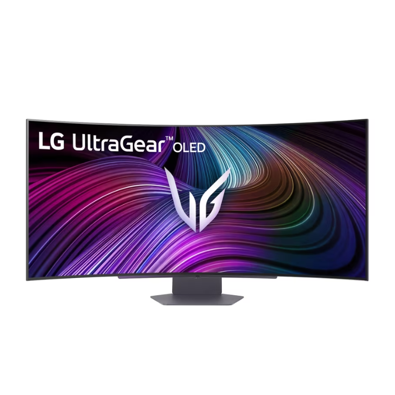 LG 45" OLED 240Hz WQHD Curved Smart Gaming Monitor with 240Hz refresh rate/ 0.03ms (GtG) response time, 45GX90SA-B