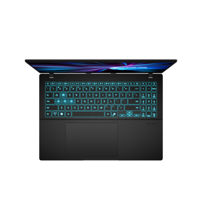 Asus V16 (V3607), 16" WUXGA Display, Intel Core 5-210H, 16GB RAM, 512GB SSD, 6GB NVIDIA RTX 4050 Graphics, English-Arabic Keyboard, Windows 11 Home, V3607VU-RP038W