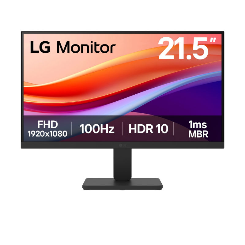 LG 21.5" Full HD monitor | 100Hz, sRGB 99% (Typ.), HDR 10, 1ms MBR, 22U401A-B