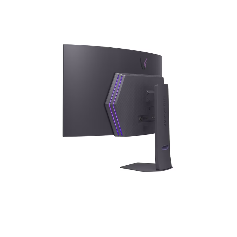 LG 45" OLED 240Hz WQHD Curved Smart Gaming Monitor with 240Hz refresh rate/ 0.03ms (GtG) response time, 45GX90SA-B