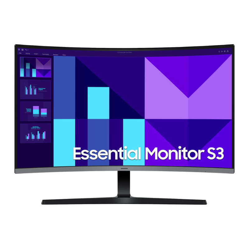 Samsung 32" Essential S3 100Hz Full HD Monitor, LS32D392GAMXUE