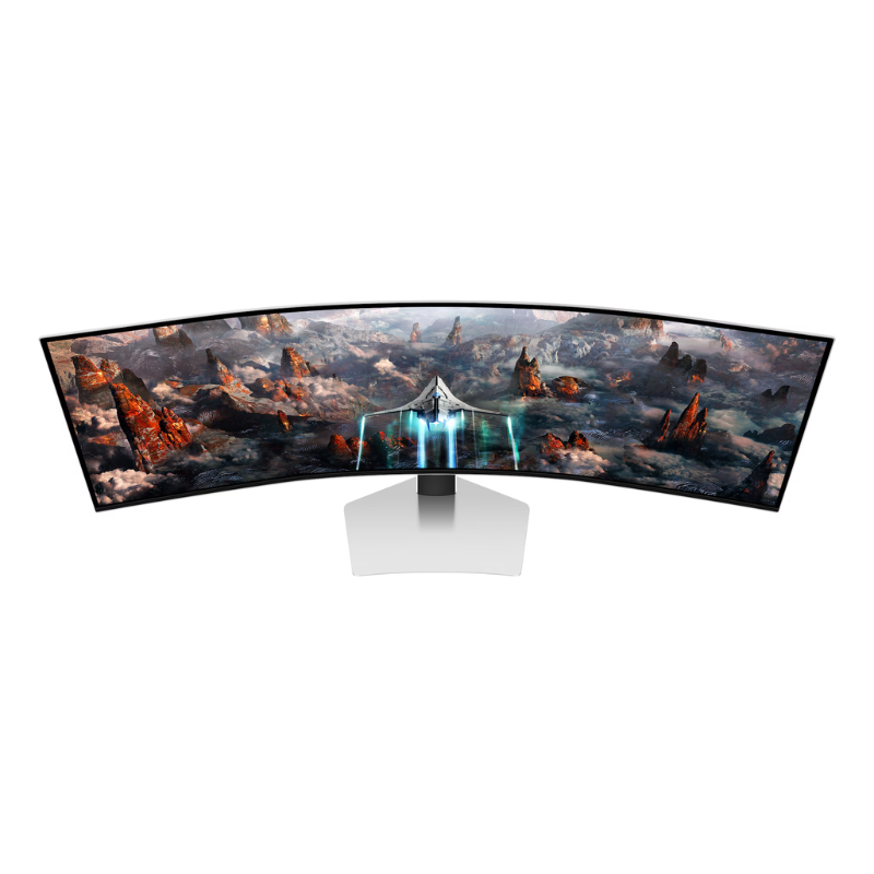 Samsung 49" Odyssey OLED G9 G93SC DQHD(5120 x 1440) Curved Monitor, 0.03MS, 240Hz, HDMI, DP, Height/Tilt, Adjustable, LS49CG934SMXUE