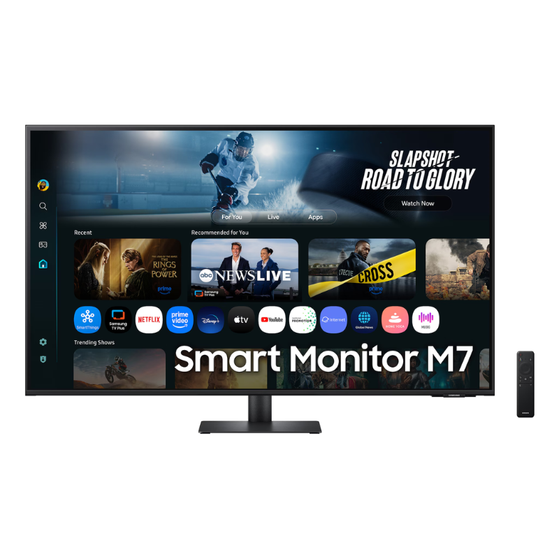 Samsung 43" Smart Monitor M7 M70F 4K 60Hz AI Features, with USB Type C, LS43FM702UMXUE