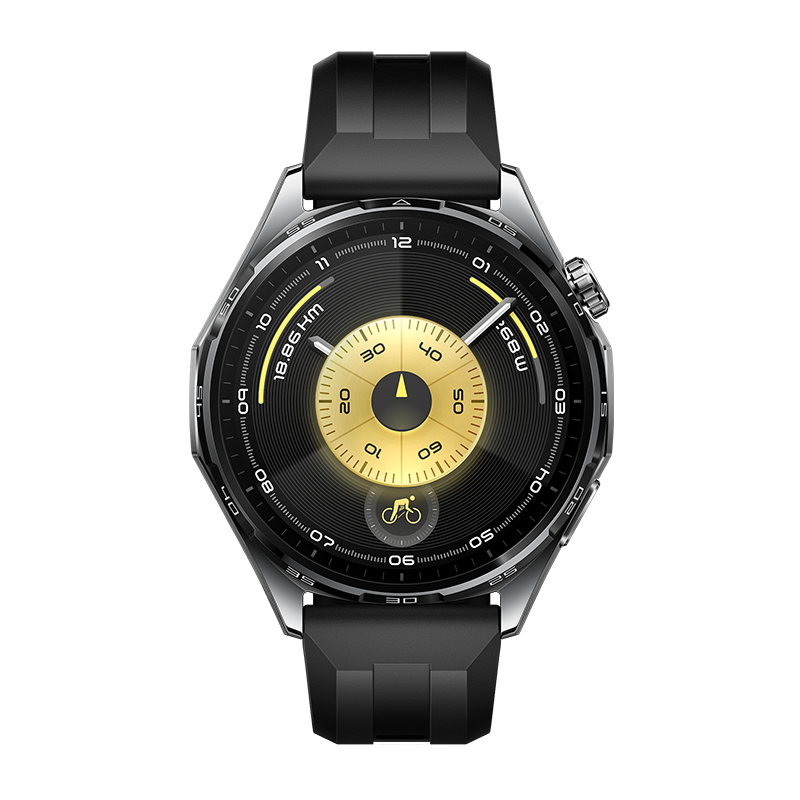 Huawei Watch GT 6 46mm, 1.47" AMOLED Display, Wrist-based Cycling Power, Up to 21-Day Battery Life, Multi-Dimensional Emotional Wellbeing, UAE Version
