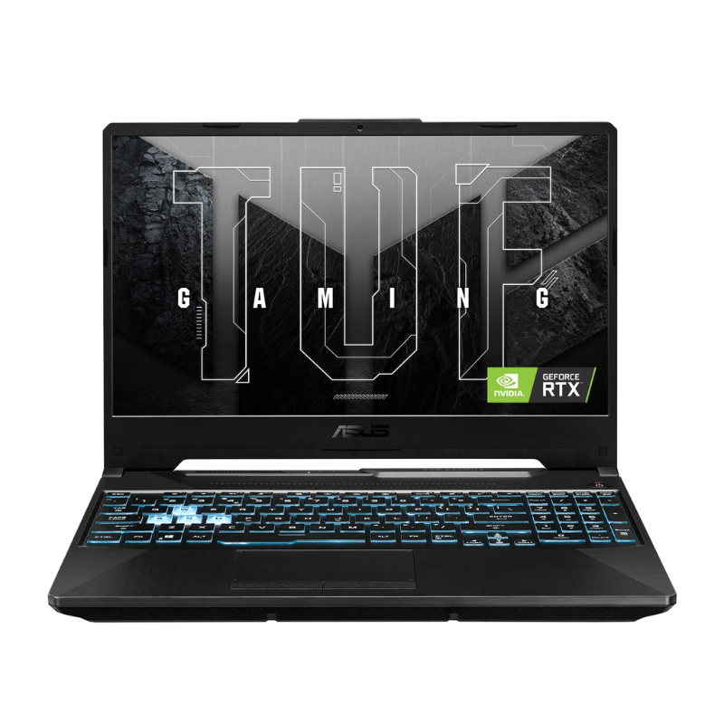 ASUS TUF Gaming A15 Laptop, 15.6" FHD 144Hz Display, AMD Ryzen™ 7 7445HS, 16GB RAM, 512GB SSD, 4GB INVIDIA® GeForce RTX™ 3050 Graphics, Windows 11 Home, Backlit English-Arabic Keyboard, Black, FA506NCC-B165W