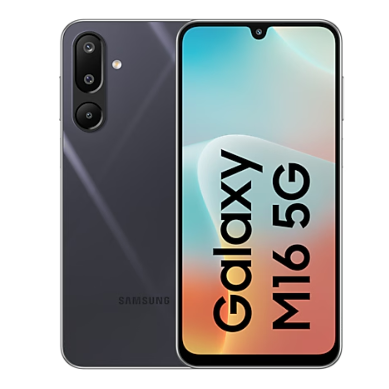 Samsung M16 5G, 16.91cm sAMOLED FHD+ Display, MediaTek Dimensity 6300, 50MP Triple Camera, 5000 mAh Battery