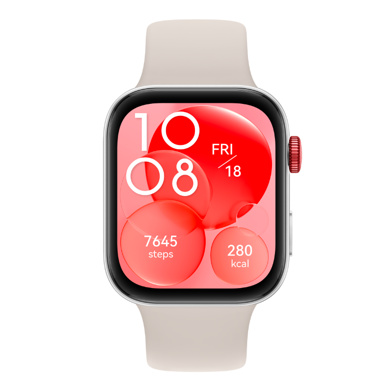 Huawei Watch Fit 3 NFC, 1.82" AMOLED Display, Ultra-Slim Design, Compatible with Android & iOS, UAE Version