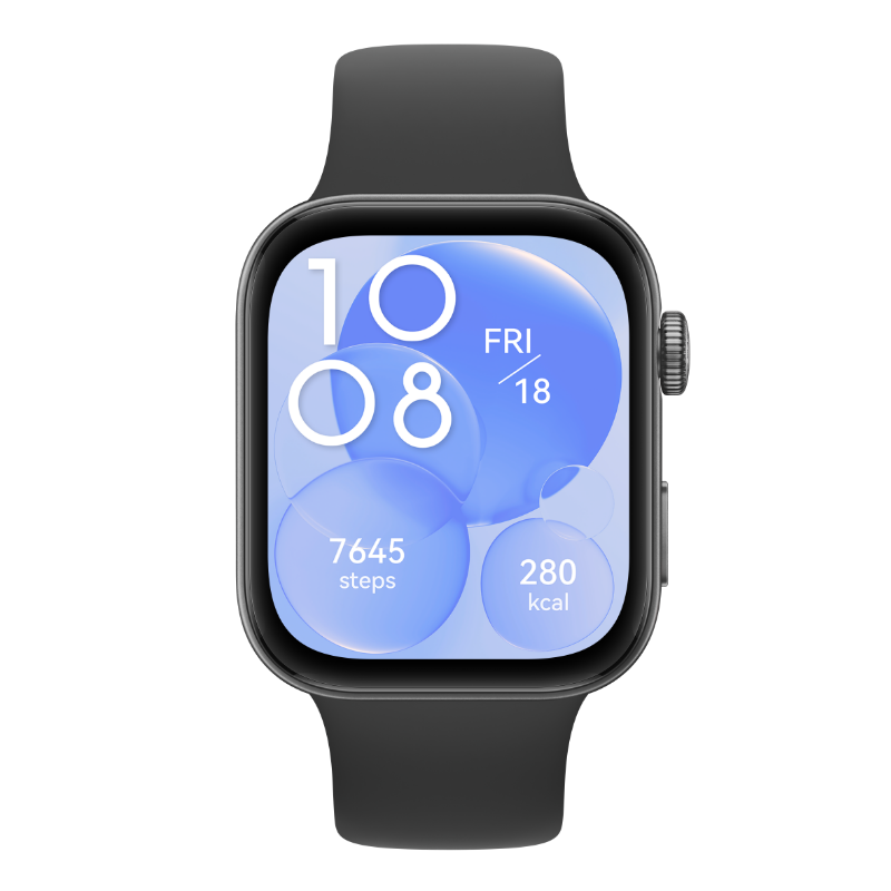 Huawei Watch Fit 3 NFC, 1.82" AMOLED Display, Ultra-Slim Design, Compatible with Android & iOS, UAE Version