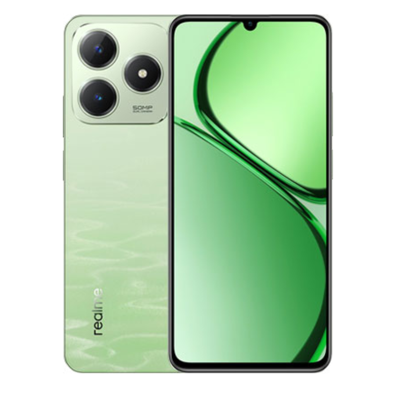 Realme C63, 6.74" 90 Hz Eye Comfort Display, AI Gesture, IP54 Water Resistant, 5000 mAh Battery, UAE Version