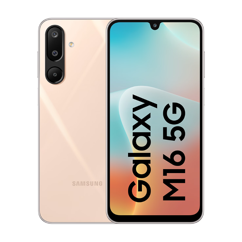 Samsung M16 5G, 16.91cm sAMOLED FHD+ Display, MediaTek Dimensity 6300, 50MP Triple Camera, 5000 mAh Battery
