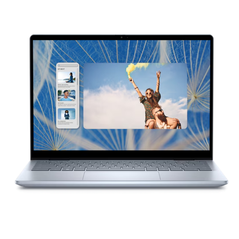 Dell Inspiron 14, 14" FHD+ Touch & Flip, Stylus Pen, Intel Core 7 N150U, 16GB RAM, 1TB SSD, Intel Graphics, English-Arabic Keyboard, Window 11 Home, INS-7440-1001