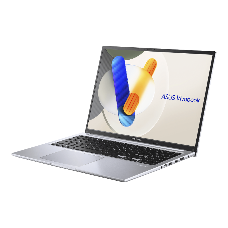 ASUS Vivobook 16 OLED (X1605), 16" 120 Hz1 OLED HDR Display, Intel® Core™ 7 N150U, 16GB RAM, 1T SSD, Intel® Graphics, English / Arabic Keyboard, Windows 11 Home, Cool Silver, X1605VAP-MB048W