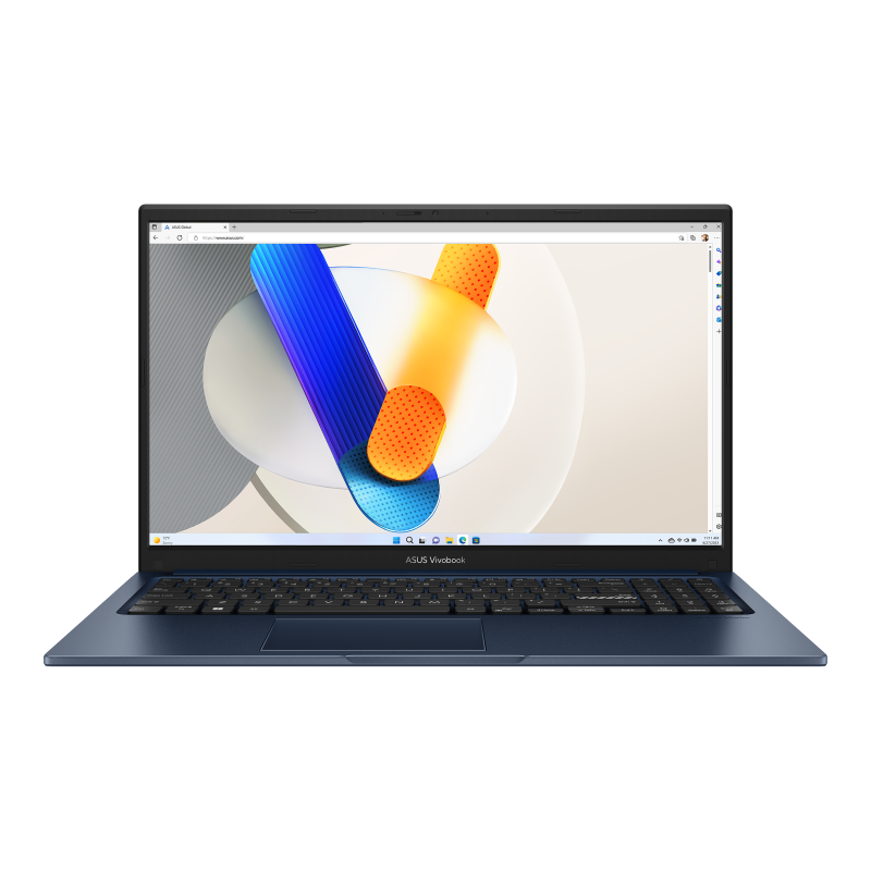 Asus Vivobook 15 (X1504), 15.6" FHD Display, Intel Core i5-1334U, 8GB RAM, 512GB SSD, Intel UHD Graphics, English-Arabic Keyboard, Windows 11 Home, X1504VA-NJ123W