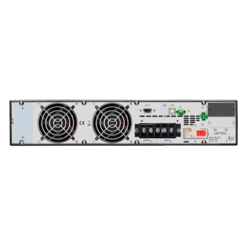 Easy UPS 1 Ph On-Line, 6kVA/6kW, Rackmount 5U, 230V, 1x Hard wire 3-wire(1P+N+E) outlet, Intelligent Card Slot, LCD, Extended Runtime, W/ rail kit, SRVS6KRILRK