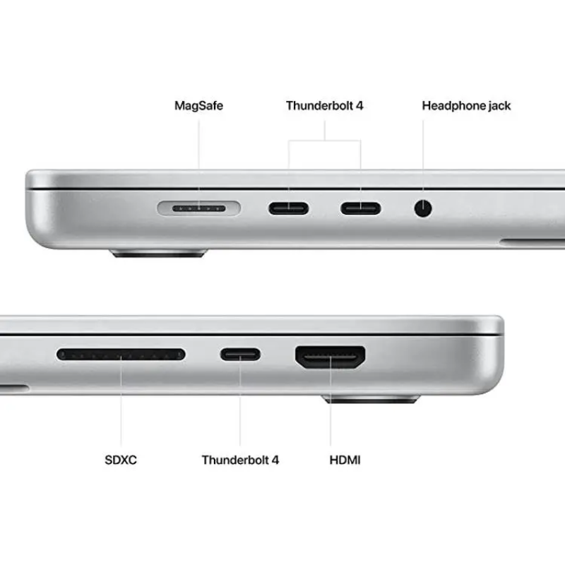 Apple Macbook Pro 16" (2023), M3 Max 16-Core CPU, 40-Core GPU, 48GB RAM, 1T SSD, macOS Sonoma, English Keyboard, Silver