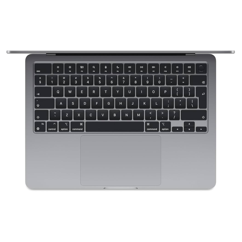 Apple Macbook Air 13" (2024), M3 with 8-Core CPU, 10-Core GPU, 8GB RAM, 512GB SSD, macOS Sonoma, English Keyboard, Space Gray