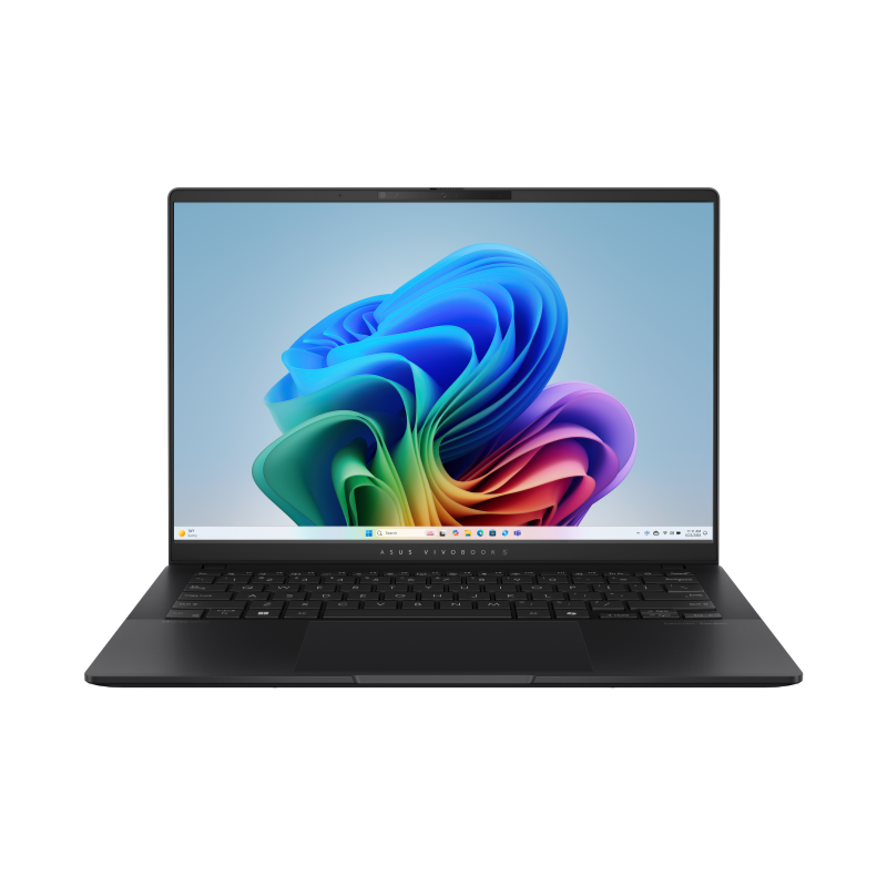 Asus Vivobook S14 (M5406); Copilot+ PC, 14" OLED WUXGA Display, AMD Ryzen™ AI 9 365, 32GB RAM, 1T SSD, AMD Radeon™ 880M Graphics, English-Arabic Keyboard, Windows 11 Pro, M5406WA-OLEDR9L31WPB