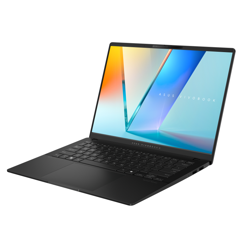 Asus Vivobook S14 (M5406); Copilot+ PC, 14" OLED WUXGA Display, AMD Ryzen™ AI 9 365, 32GB RAM, 1T SSD, AMD Radeon™ 880M Graphics, English-Arabic Keyboard, Windows 11 Pro, M5406WA-OLEDR9L31WPB