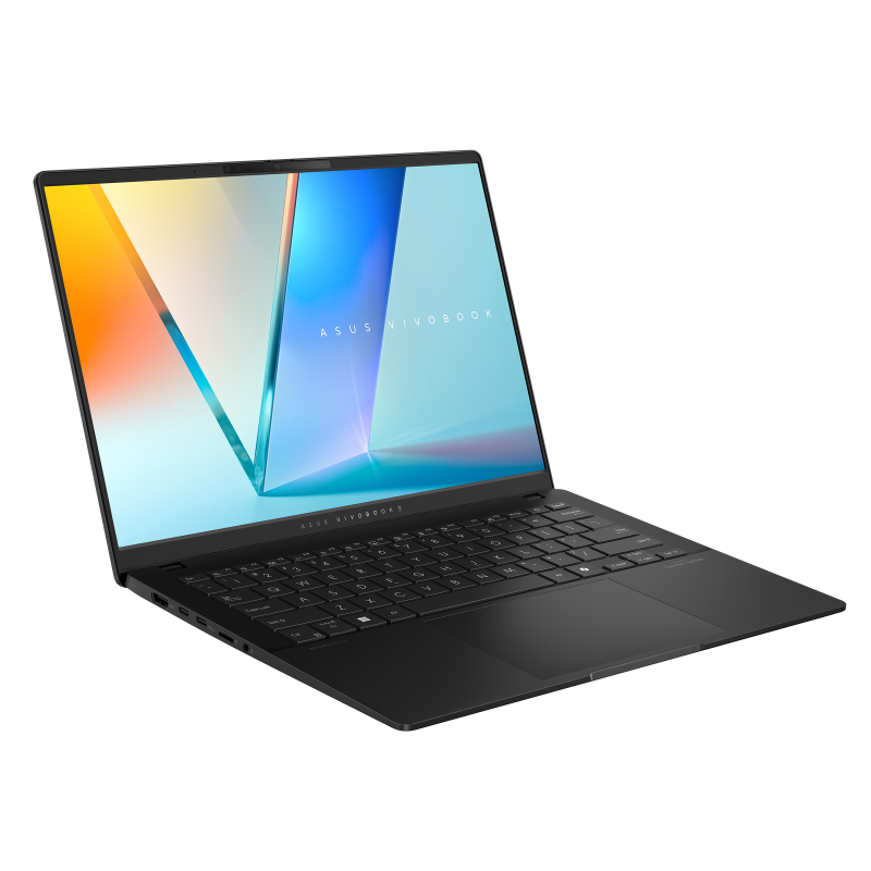 Asus Vivobook S14 (M5406); Copilot+ PC, 14" OLED WUXGA Display, AMD Ryzen™ AI 9 365, 32GB RAM, 1T SSD, AMD Radeon™ 880M Graphics, English-Arabic Keyboard, Windows 11 Pro, M5406WA-OLEDR9L31WPB