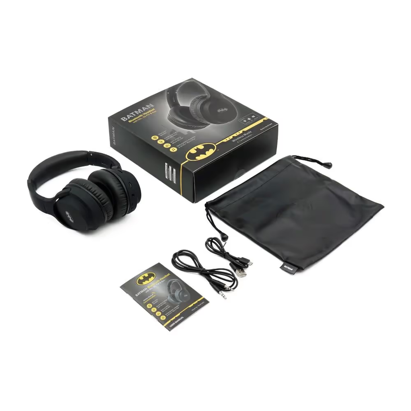 BATMAN Bluetooth Headset with Mic, Micro-SD Slot, FM & Aux | SKU: TM-BTH800