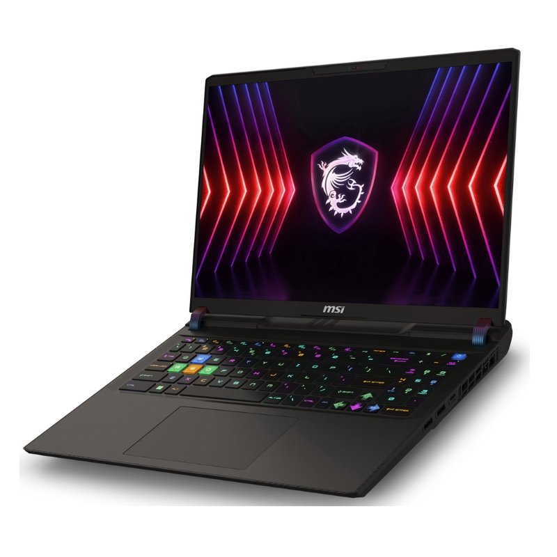 MSI VECTOR 16 HX A14VFG, 16" QHD+ IPS 240Hz Display, Intel Core i9 14900HX, 16GB RAM, 1T SSD, 8GB NVIDIA RTX 4060, English-Arabic Keyboard, Window 11 Home, 9S7-15M242-419