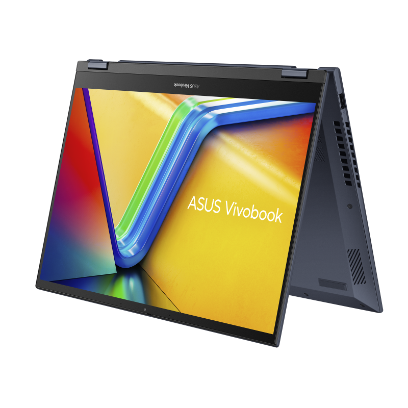 ASUS Vivobook S 14 Flip (TN3402), 14" 2K FHD NanoEdge touchscreen Display, AMD Ryzen™ 5 7430U, 8GB RAM, 512GB SSD, AMD Radeon™ Graphics, English / Arabic Keyboard, Windows 11 Home, Quiet Blue, TN3402YA-LZ327W