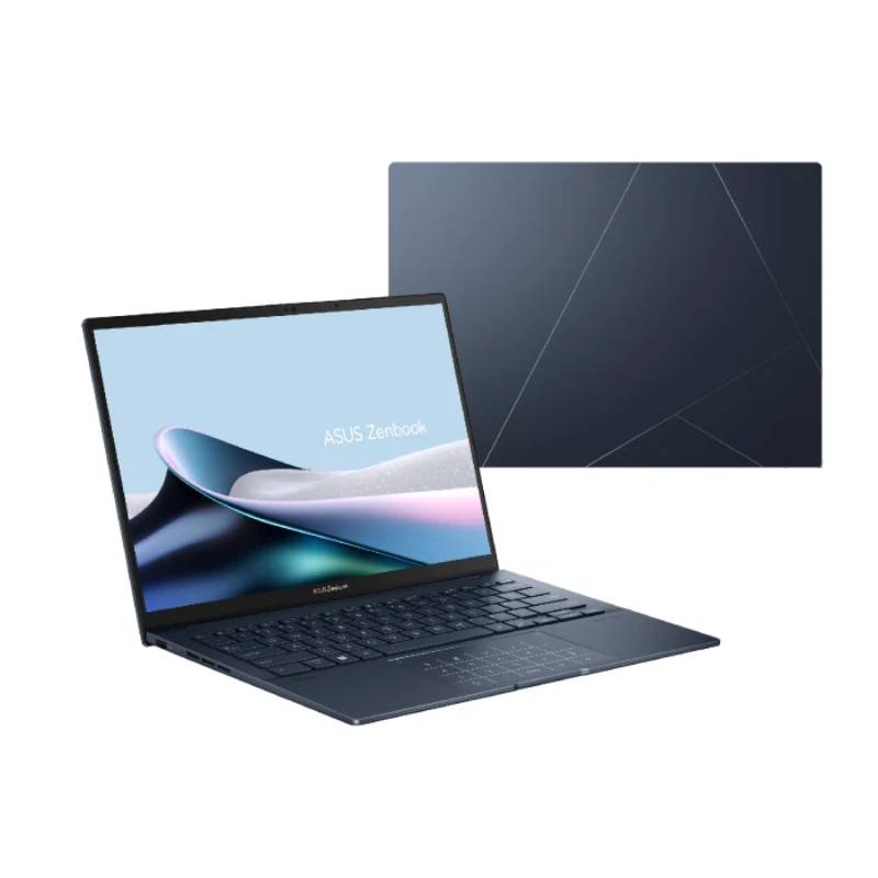 ASUS Zenbook 14 OLED (UX3405MA), 14.0" 2.8K 120Hz OLED Display, Intel® Core™ Ultra 9 185H, 16GB RAM, 1T SSD, Intel® Arc™ Graphics, English-Arabic Keyboard, Windows 11 Home,  Ponder Blue, UX3405MA-OLED9W