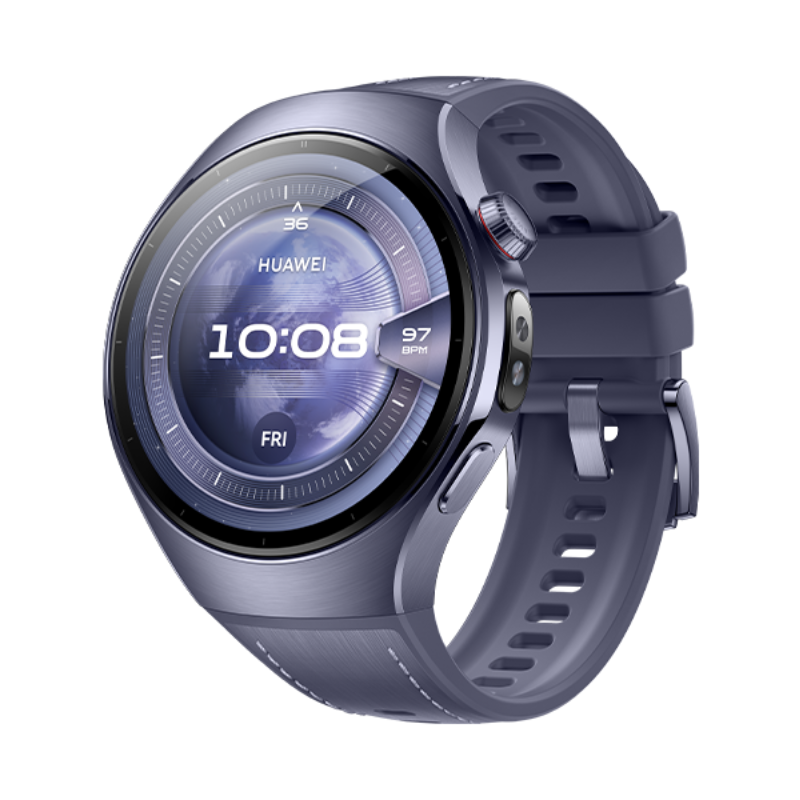 Huawei Watch 5 (46mm), 1.5" AMOLED Display, Multi-sensing X-TAP Technology, Fingertip Blood Oxygen, eSIM Cellular Calling, UAE Version
