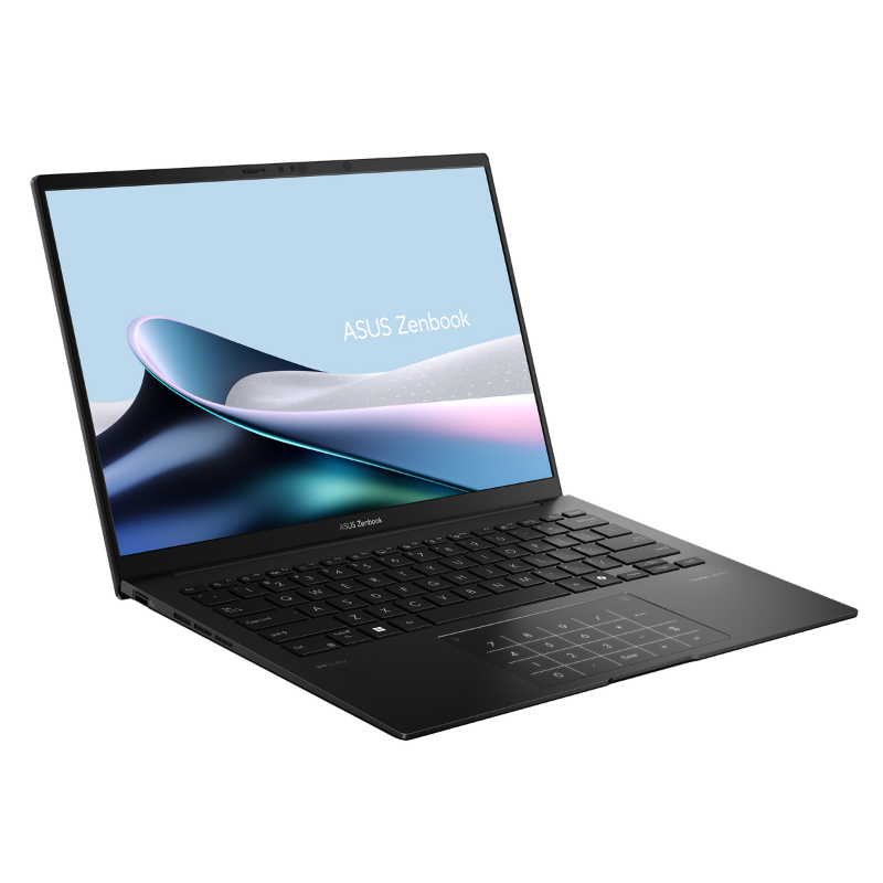 ASUS Zenbook 14 OLED (UX3405MA), 14.0" 2.8K 120Hz OLED Display, Intel® Core™ Ultra 9 185H, 16GB RAM, 1T SSD, Intel® Arc™ Graphics, English-Arabic Keyboard, Windows 11 Home,  Ponder Blue, UX3405MA-OLED9W
