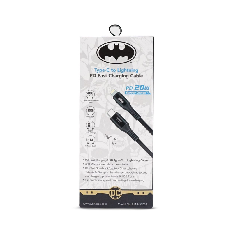 BATMAN Type-C to Lightning PD-Fast Charging Cable | SKU: BM-USB20A