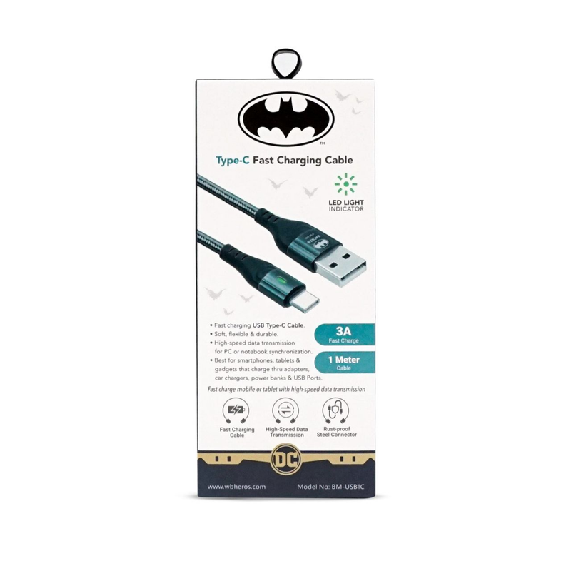 BATMAN Type-C Fast Charging Cable | SKU: BM-USB1C