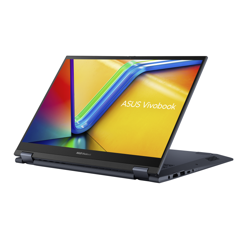 ASUS Vivobook S 14 Flip (TN3402), 14" 2K FHD NanoEdge touchscreen Display, AMD Ryzen™ 5 7430U, 8GB RAM, 512GB SSD, AMD Radeon™ Graphics, English / Arabic Keyboard, Windows 11 Home, Quiet Blue, TN3402YA-LZ327W